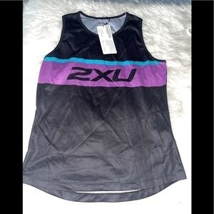 NWT 2XU women custom race singlet